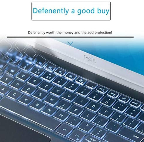 Keyboard Cover for Dell Inspiron 17 7000 7706 7790 7791 7500 7501 7506 7590 7591, Inspiron 15 3000 5000 3501 3505 3502 5501 5502 5505 5508 5509 5584 5593 5593 5598, Dell G15 5510 5511 5515 Gaming